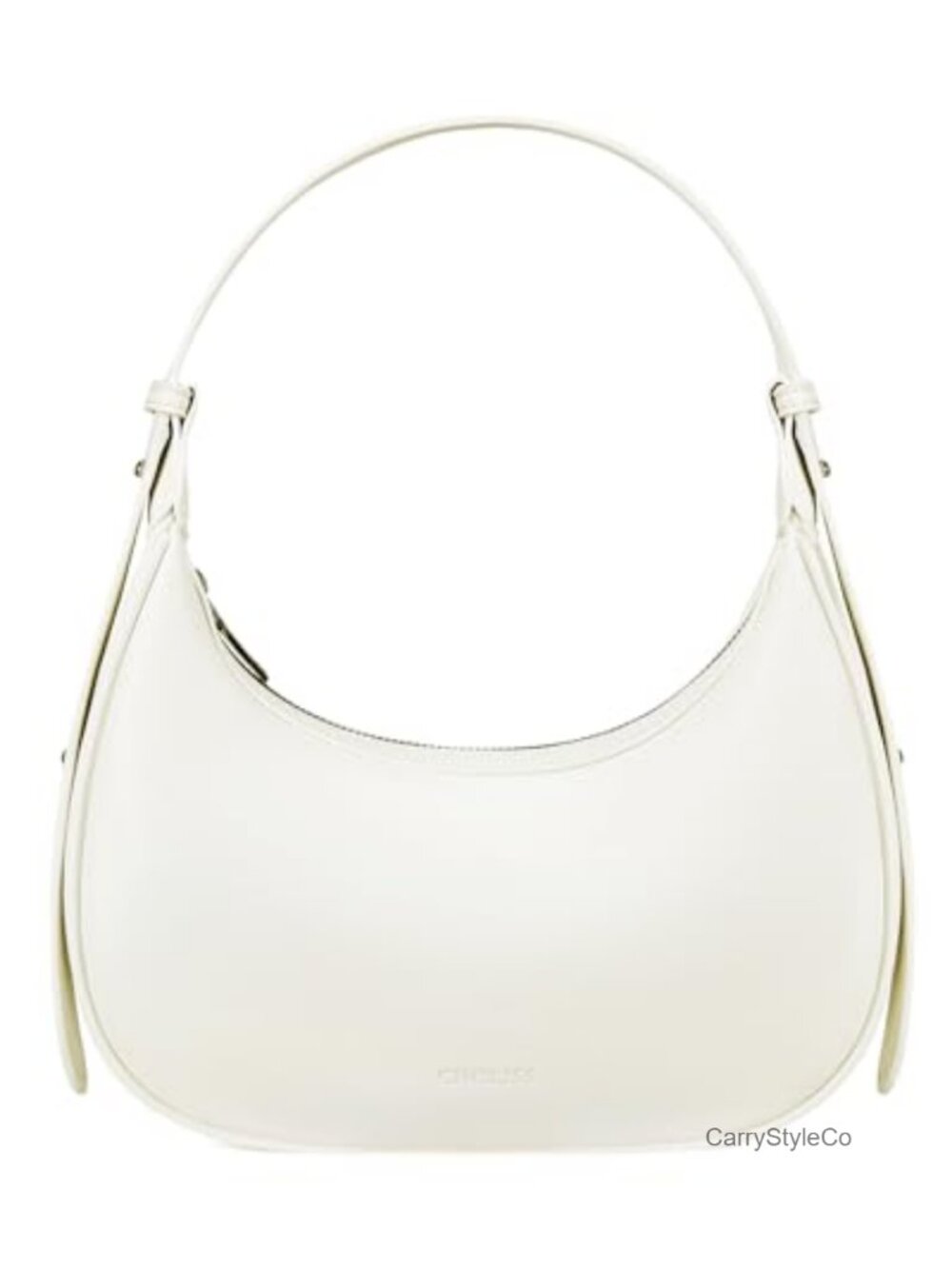 RFID Vegan Leather Crescent Hobo Shoulder Bag Top-Handle Purse